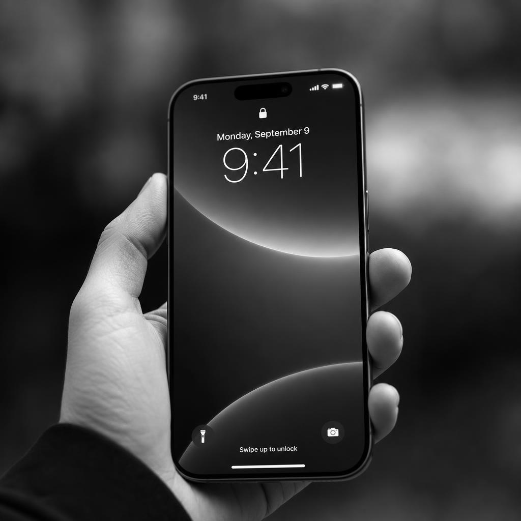 Premium iPhone in hand